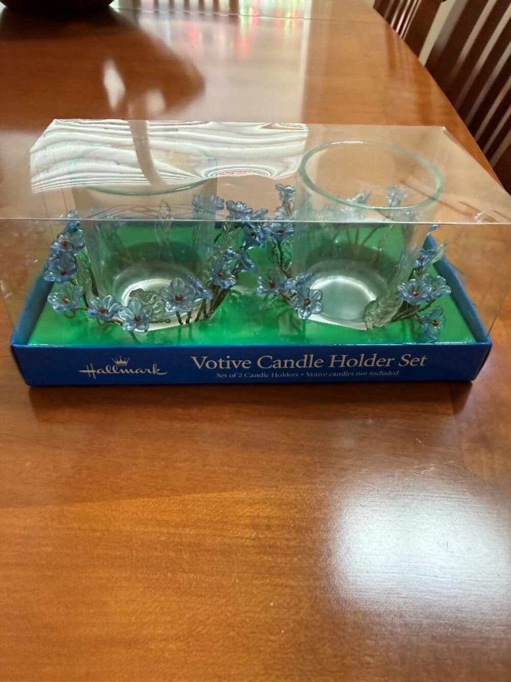 Hallmark Votive Candle Holder Set - Floral and Leaf